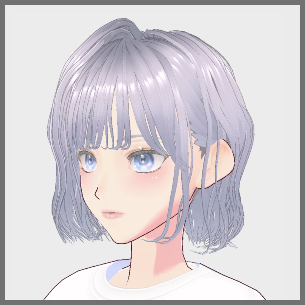 【VRoid髪型】ふんわりミディアムボブ