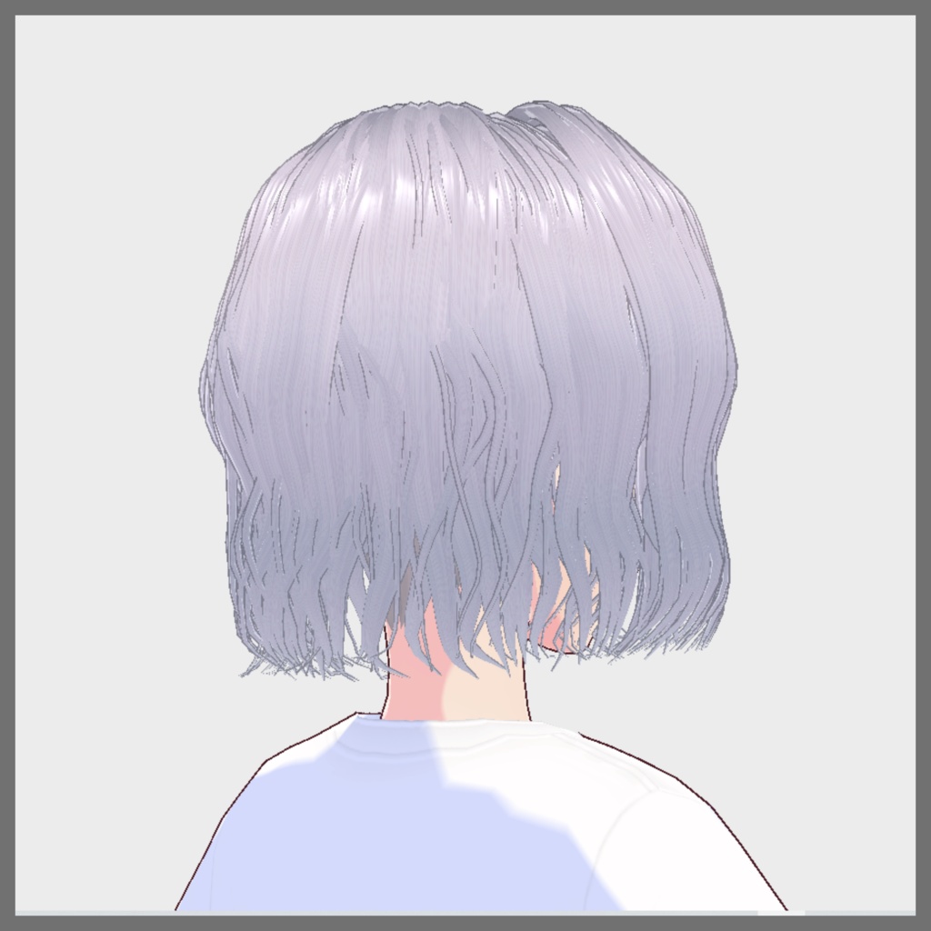 【VRoid髪型】ふんわりミディアムボブ