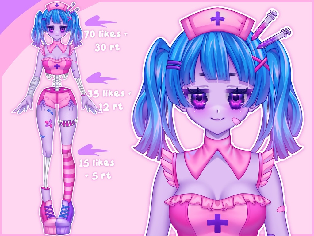 2 Live2D Rigged Models + Bonus