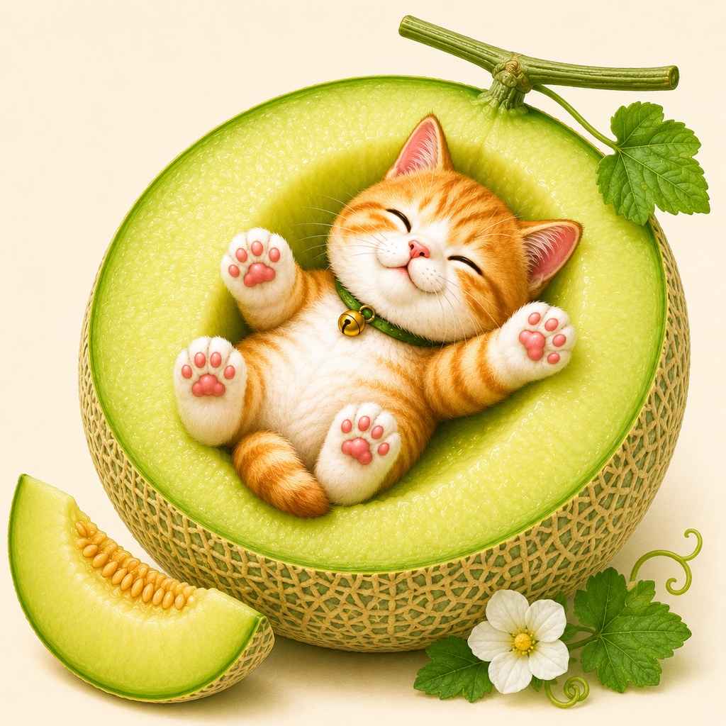 🍈 くくりのメロンベッド【無料】