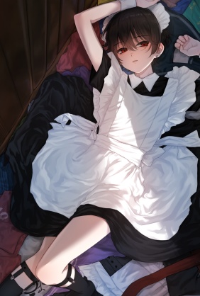 【ポストカードサイズイラスト】クローゼット【※ポストカードではありません】