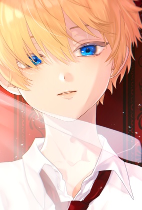 【ポストカードサイズイラスト】金髪碧眼少年【※ポストカードではありません】
