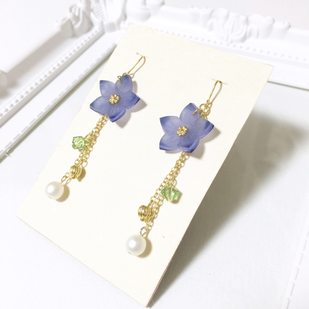 桔梗ピアス(イヤリング)