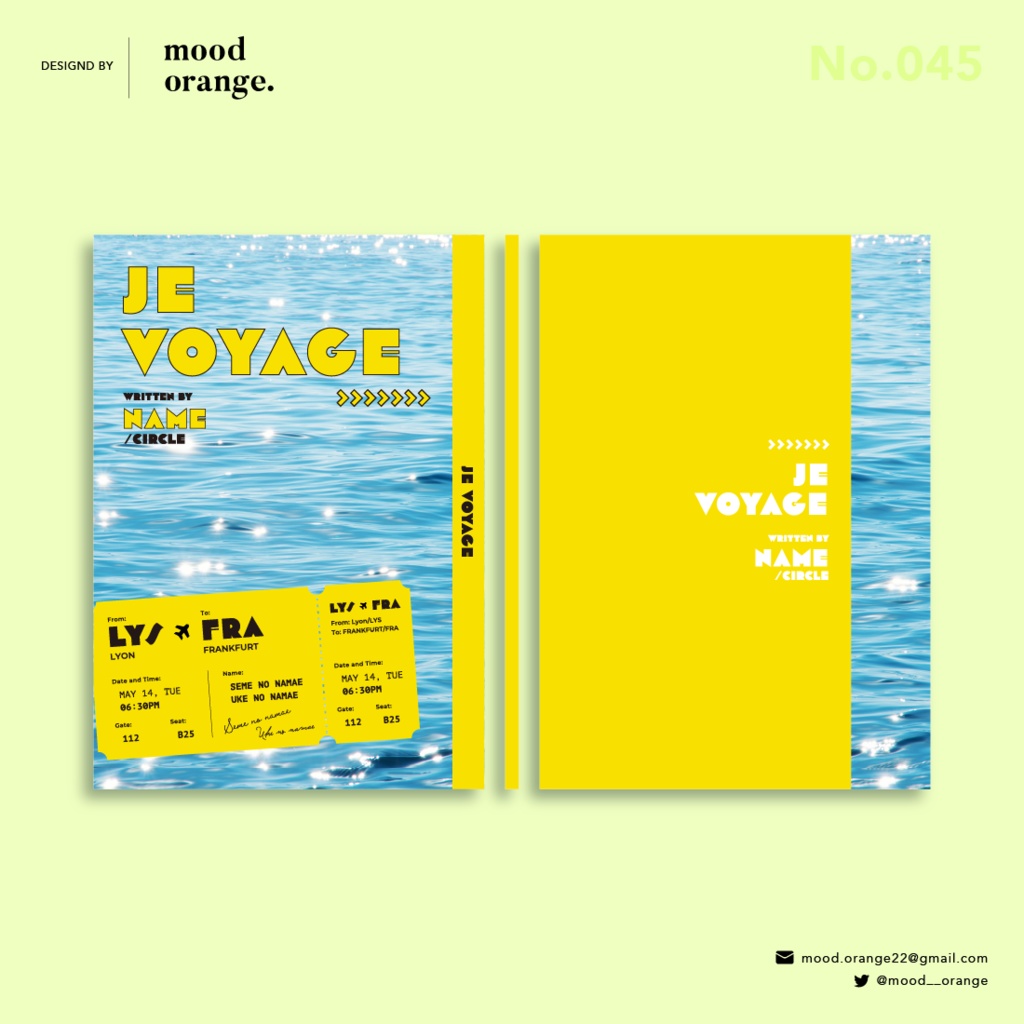 No.045《JE VOYAGE》