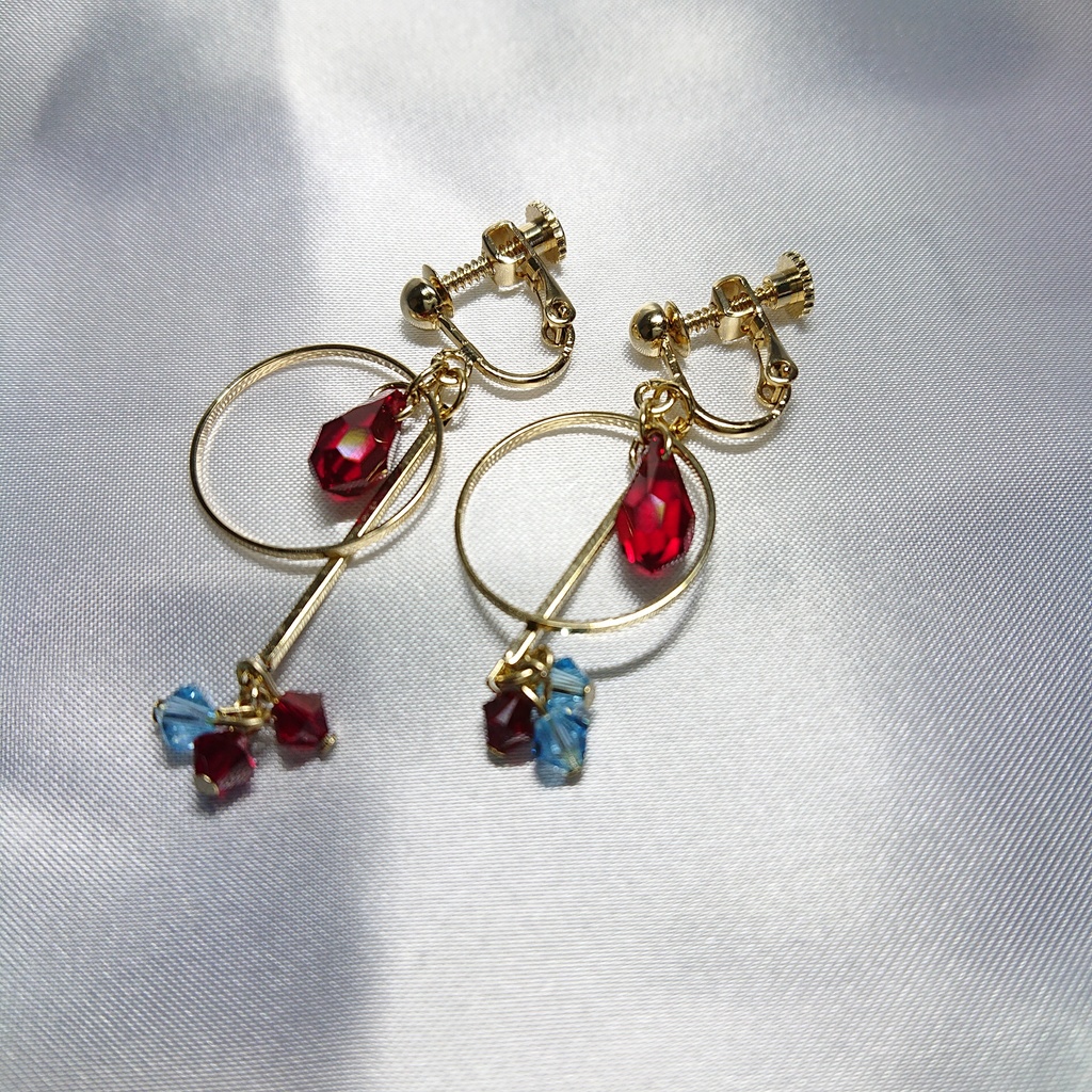 【受注製作】刀剣乱舞・和泉守兼定イメージ イヤリング