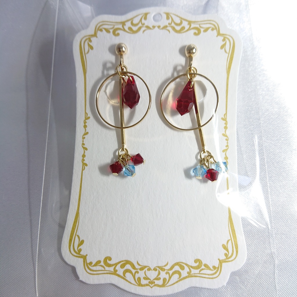 【受注製作】刀剣乱舞・和泉守兼定イメージ イヤリング