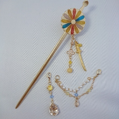 【再販2】受注製作 刀剣乱舞・山姥切国広イメージ かんざし