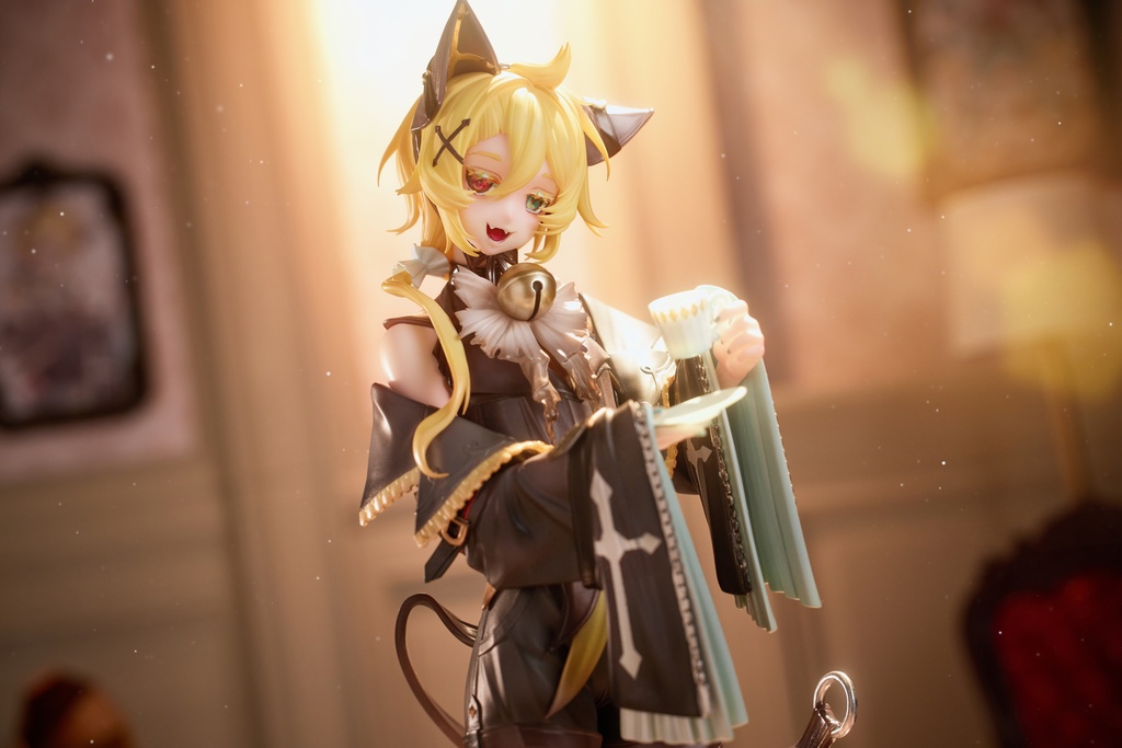 VOCALOID 鏡音リン・鏡音レン 使い魔 黒猫!使い魔 黒兎!ガレージキット