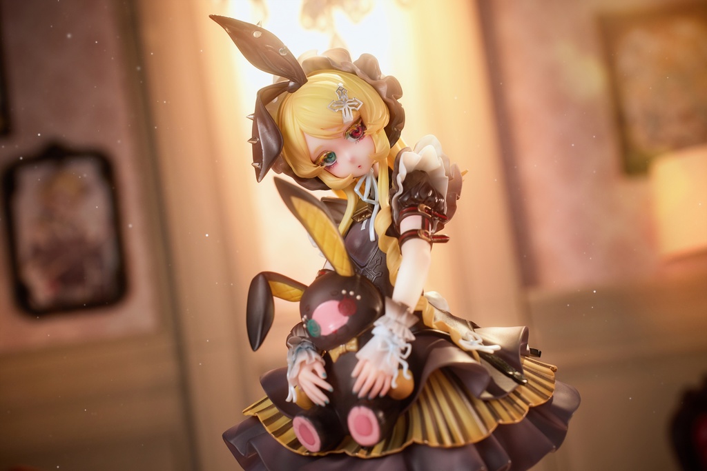 VOCALOID 鏡音リン・鏡音レン 使い魔 黒猫!使い魔 黒兎!ガレージキット