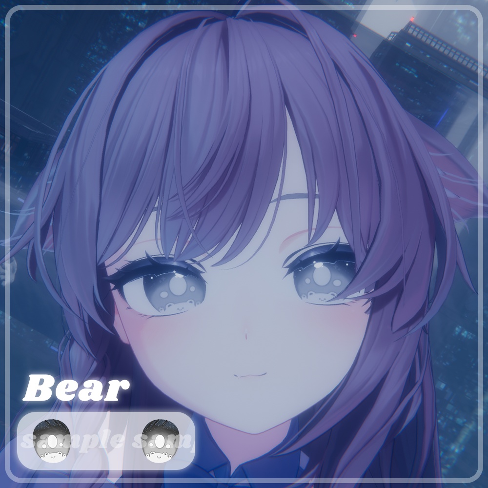 【しなの Shinano】animal eye texture + Face Blendshape