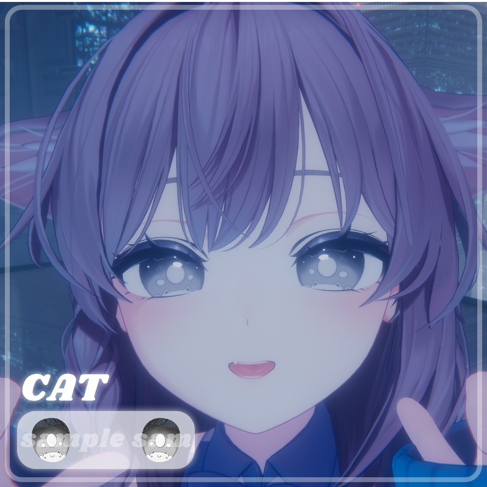 【しなの Shinano】animal eye texture + Face Blendshape