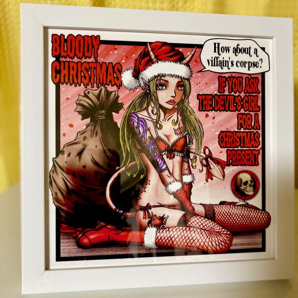 額入りイラスト「BLOODY CHRISTMAS」NEWバージョン