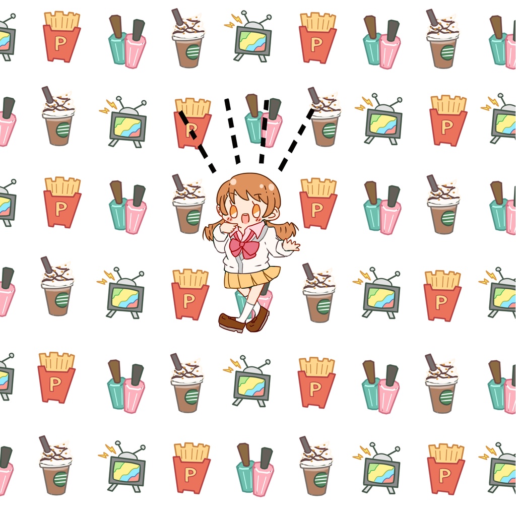 加蓮ちゃんのメガネ拭き 15×15