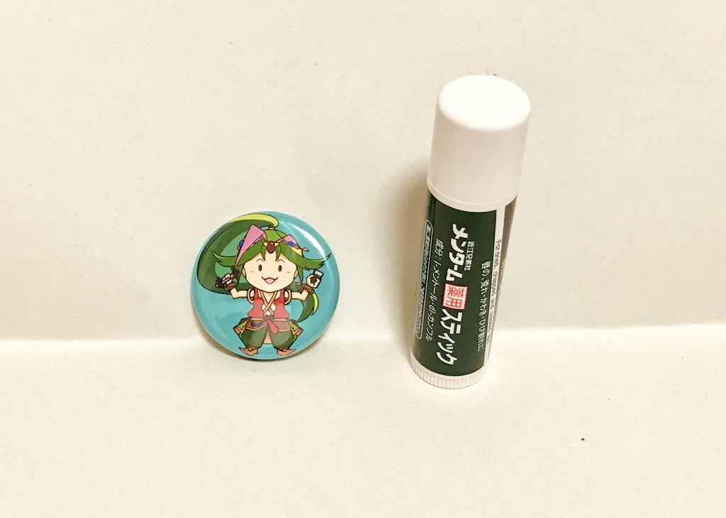 気まぐれ魔人の小さな缶バッジ(緑)✿