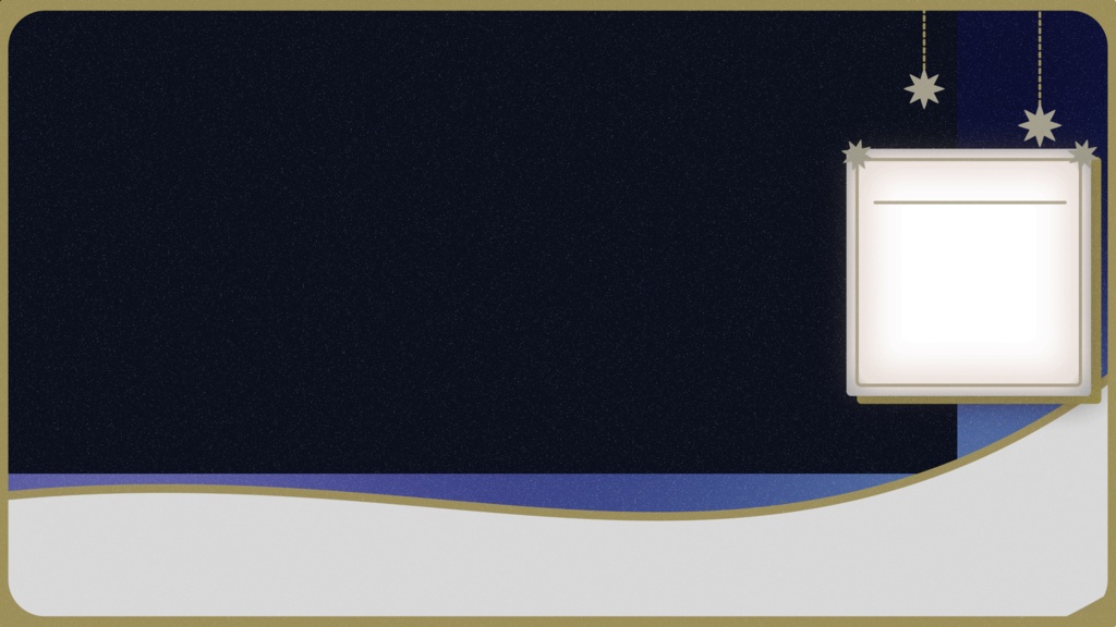 【Vtuber向け素材】動く配信画面_七夕