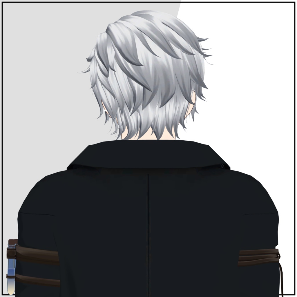 【VRChat向け】ゆるハネミディアムヘア Ver.1.10【サポート終了】