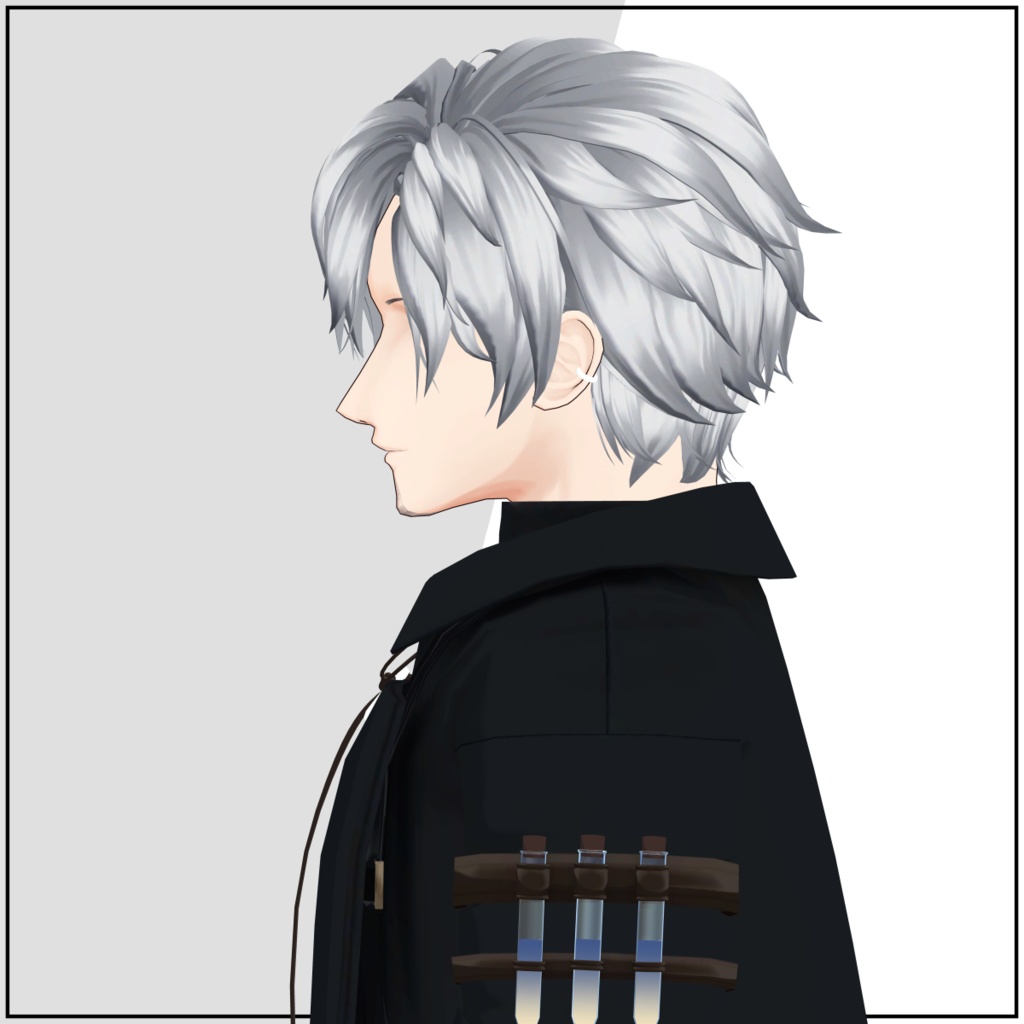 【VRChat向け】ゆるハネミディアムヘア Ver.1.10【サポート終了】