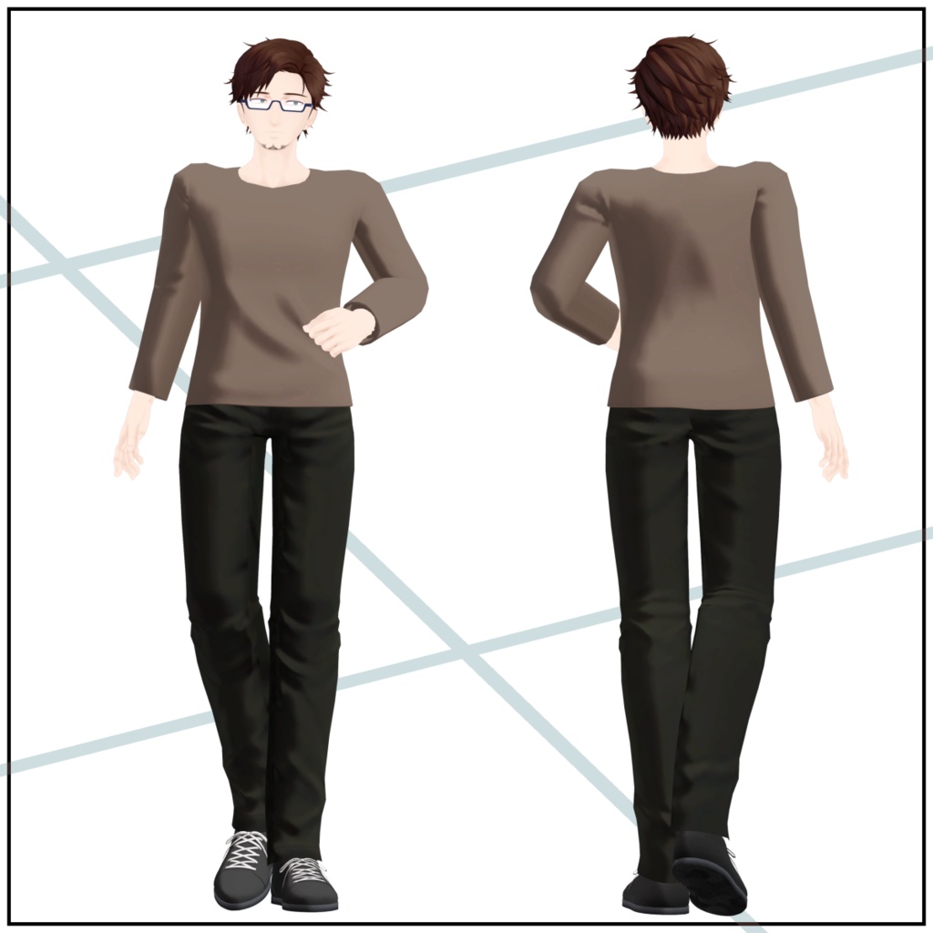 【VRChat想定アバター】アキヒロ -Akihiro- Ver.1.11【サポート終了】