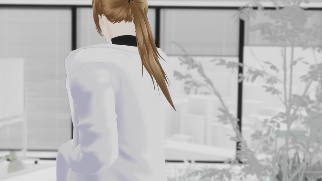 【VRChat向け】アンダルアバターヘアー1