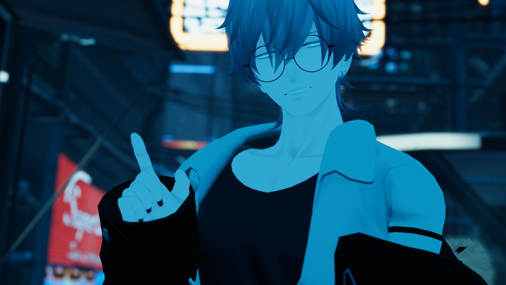 【VRChat向け】アンダルアバターヘアー 2