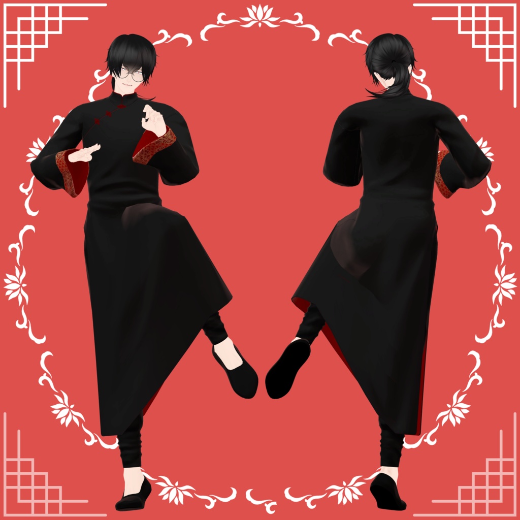 【VRChat向け】M.Cheongsam Ver.1.10