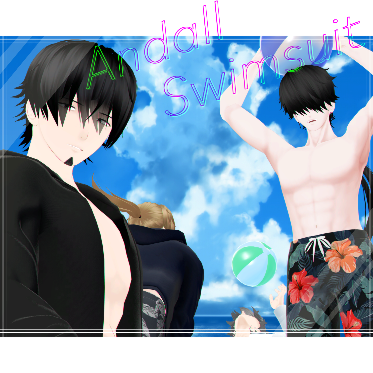【VRChat向け】Andall_Swimsuit　Ver.1.01