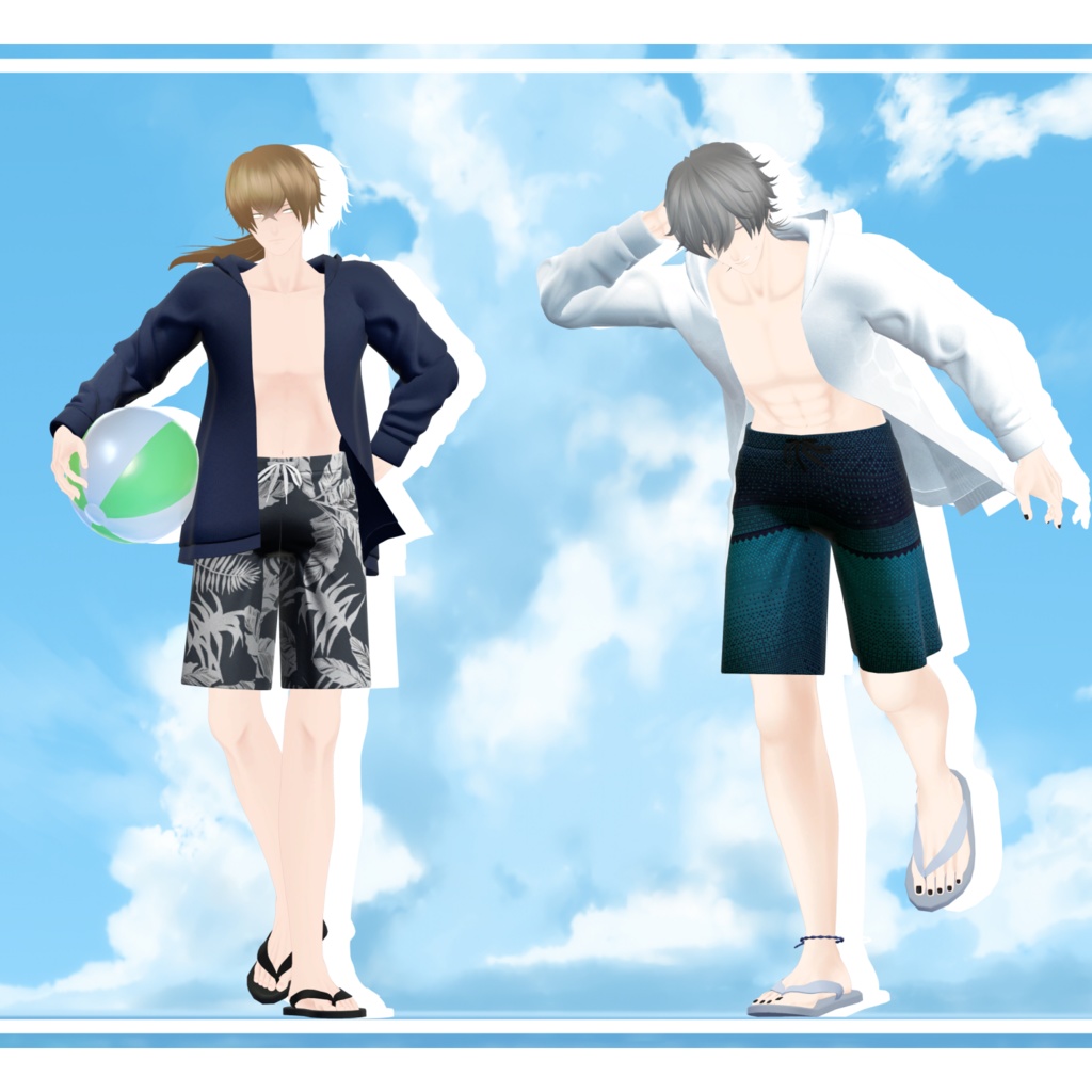 【VRChat向け】Andall_Swimsuit Ver.1.01