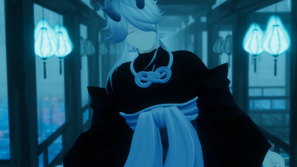 【VRChat向け】アンダルアバターヘアー 3