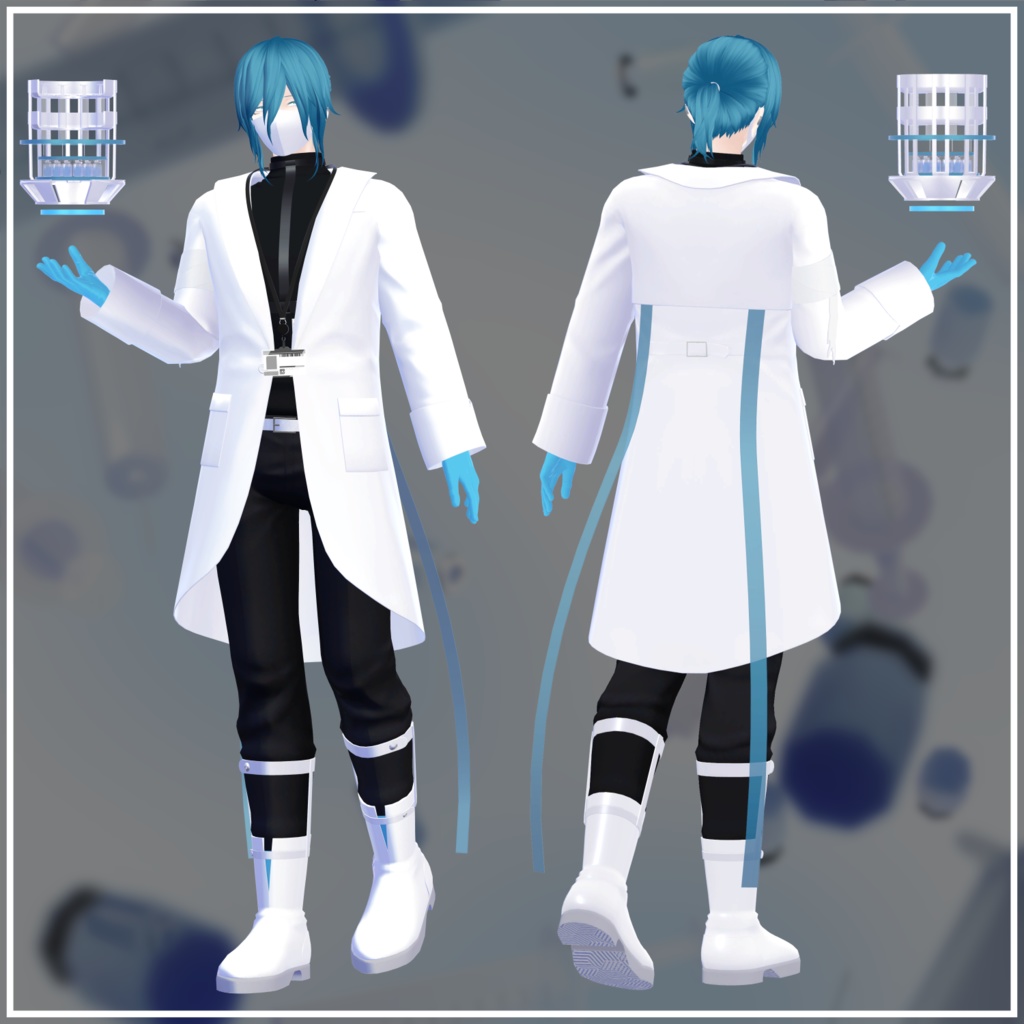 【VRChat想定アバター】ビボ Ver.1.08