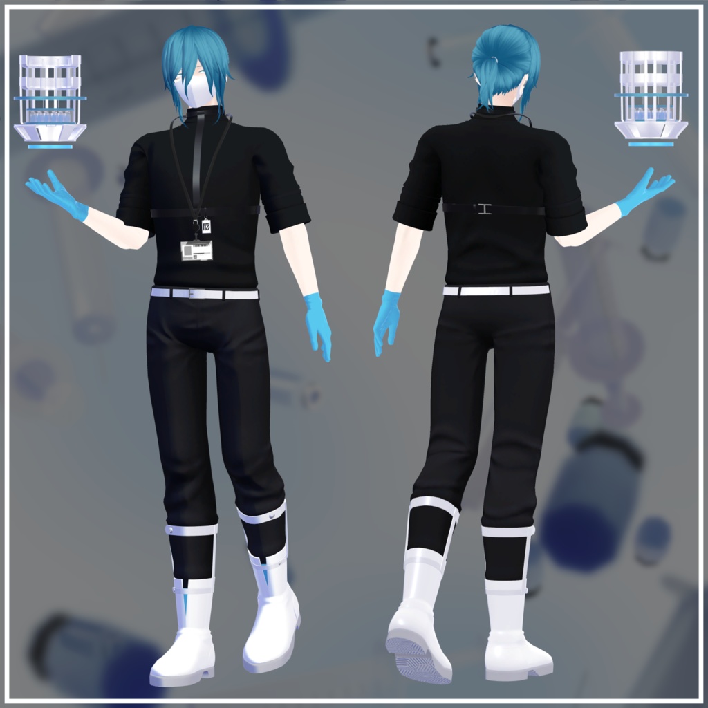 【VRChat想定アバター】ビボ Ver.1.08