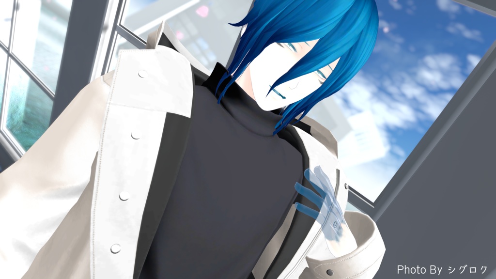 【VRChat向け】HoodedCoat Set Ver.1.0