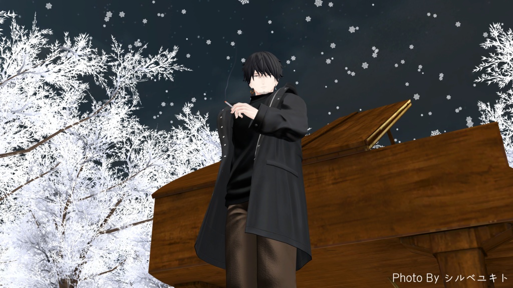 【VRChat向け】HoodedCoat Set Ver.1.0