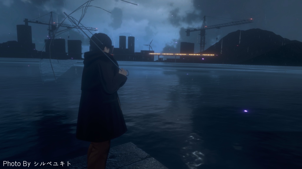 【VRChat向け】HoodedCoat Set Ver.1.0