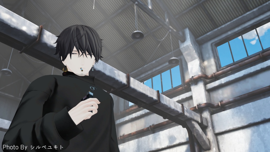 【VRChat向け】HoodedCoat Set Ver.1.0