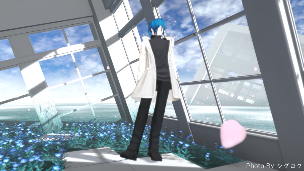 【VRChat向け】HoodedCoat Set Ver.1.0