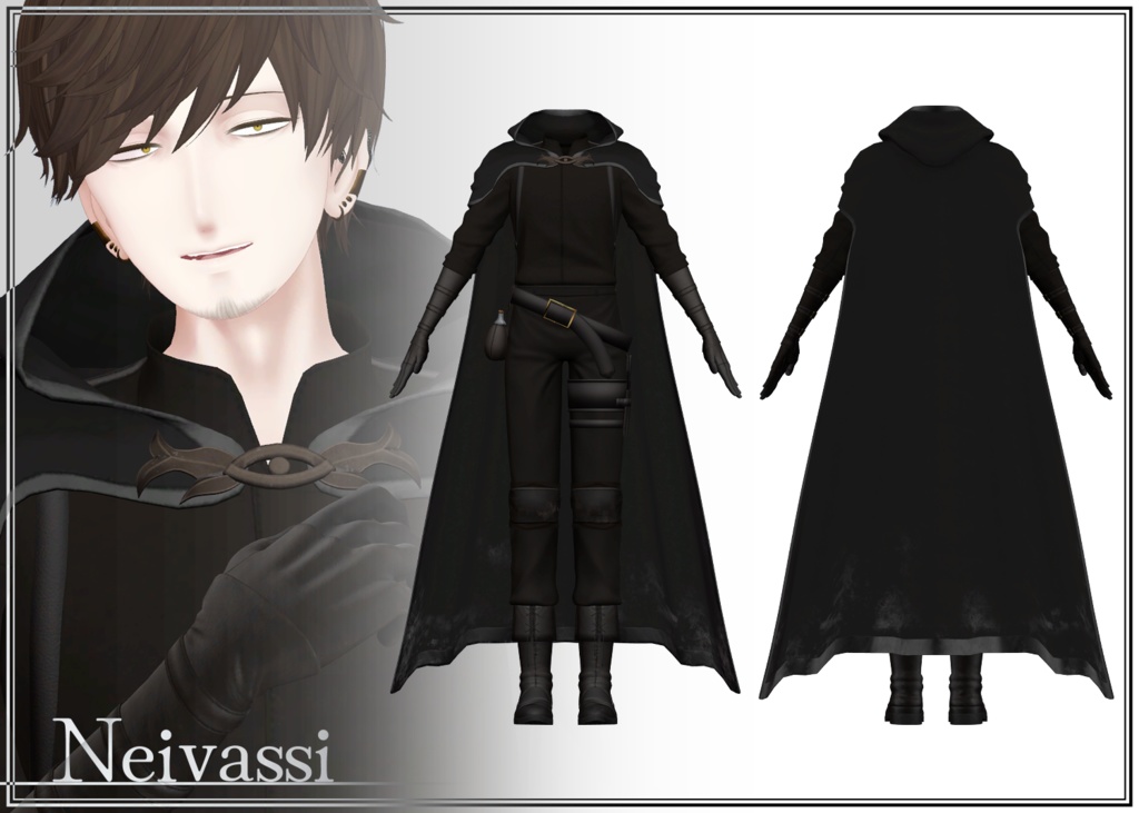 【VRChat向け】アンダルアバターコスチューム 3