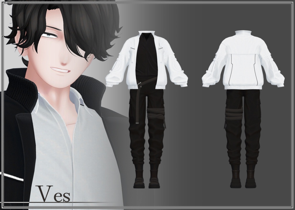 【VRChat向け】アンダルアバターコスチューム 3
