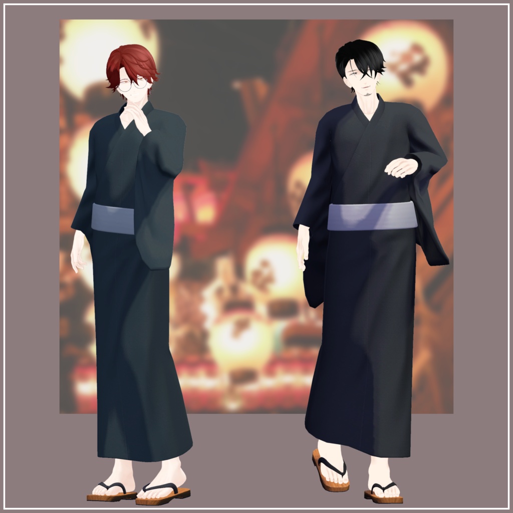 【VRChat向け】Andall's Yukata