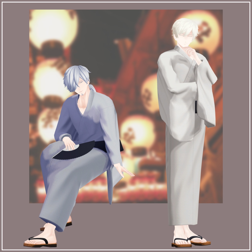 【VRChat向け】Andall's Yukata