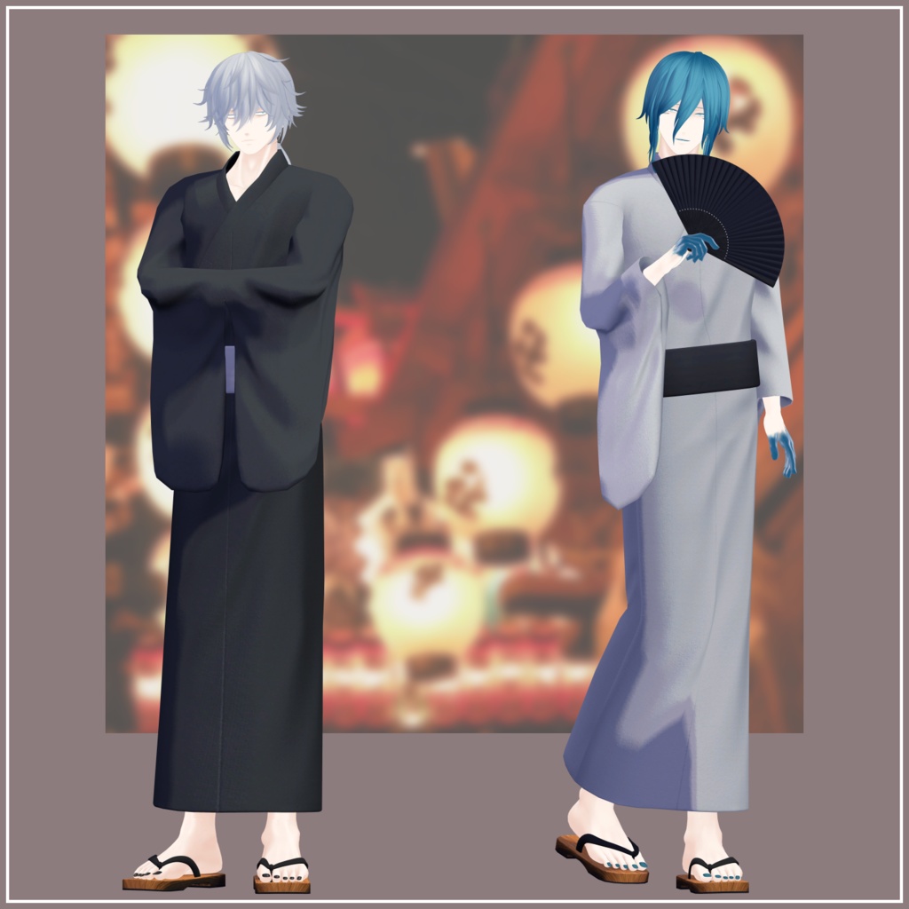 【VRChat向け】Andall's Yukata