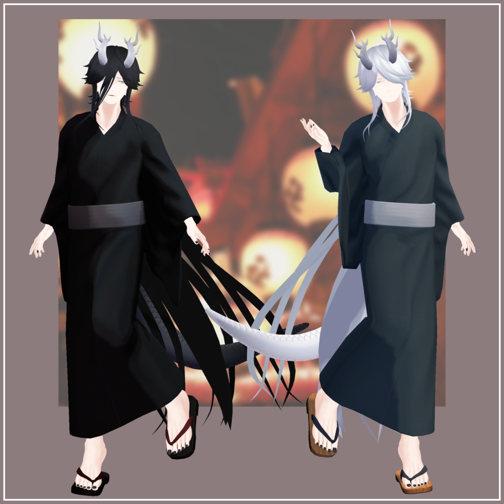 【VRChat向け】Andall's Yukata