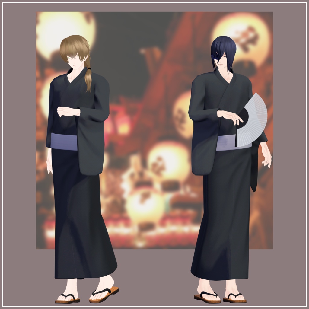 【VRChat向け】Andall's Yukata