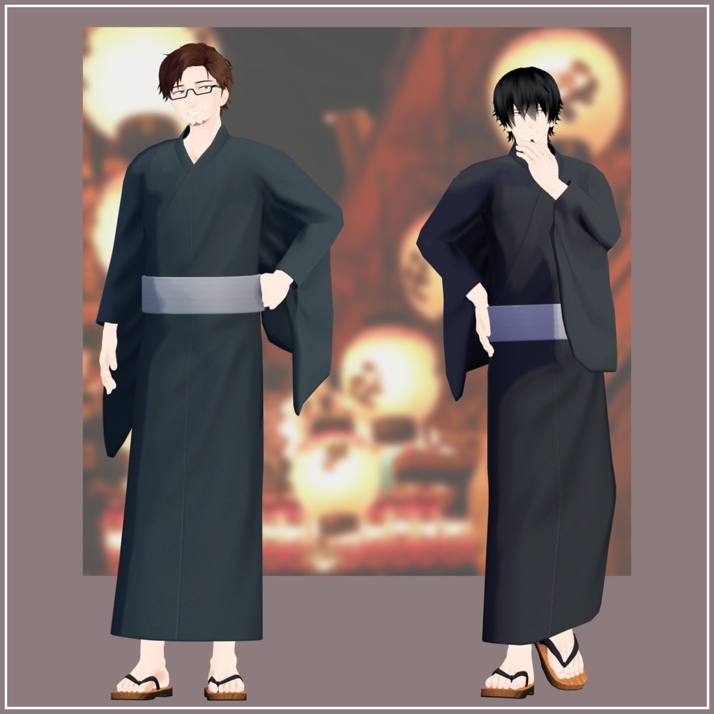 【VRChat向け】Andall's Yukata