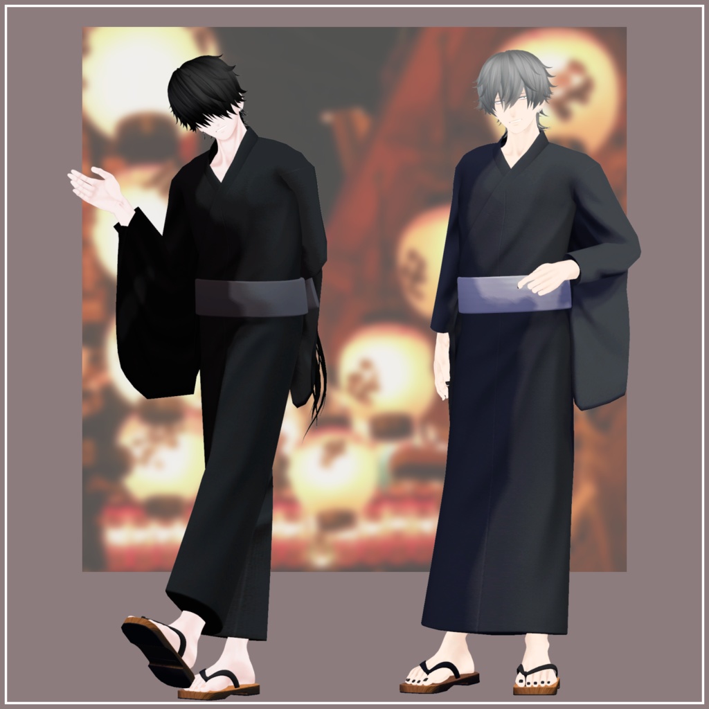 【VRChat向け】Andall's Yukata