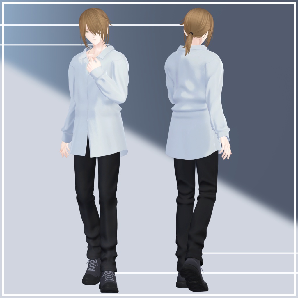 【VRChat想定アバター】[　　　](Unknown)　Ver.1.02 - アンダル ♦︎ andall - 2/9