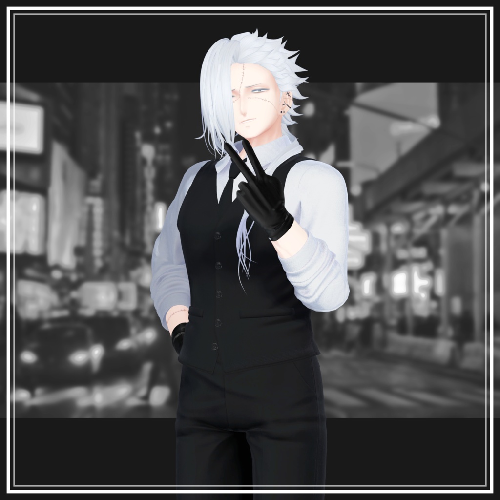 【VRChat向け】Simple_Gloves【通常パッケージ】