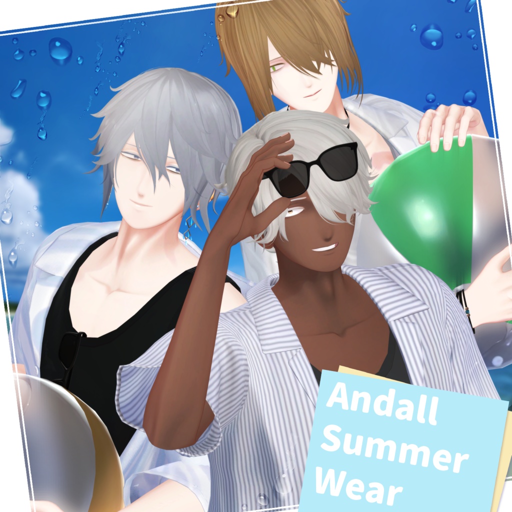 【VRChat向け】Andall Summer Wear 1.0