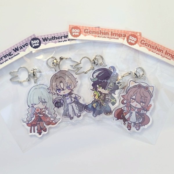 いろいろアクリルキーホルダー