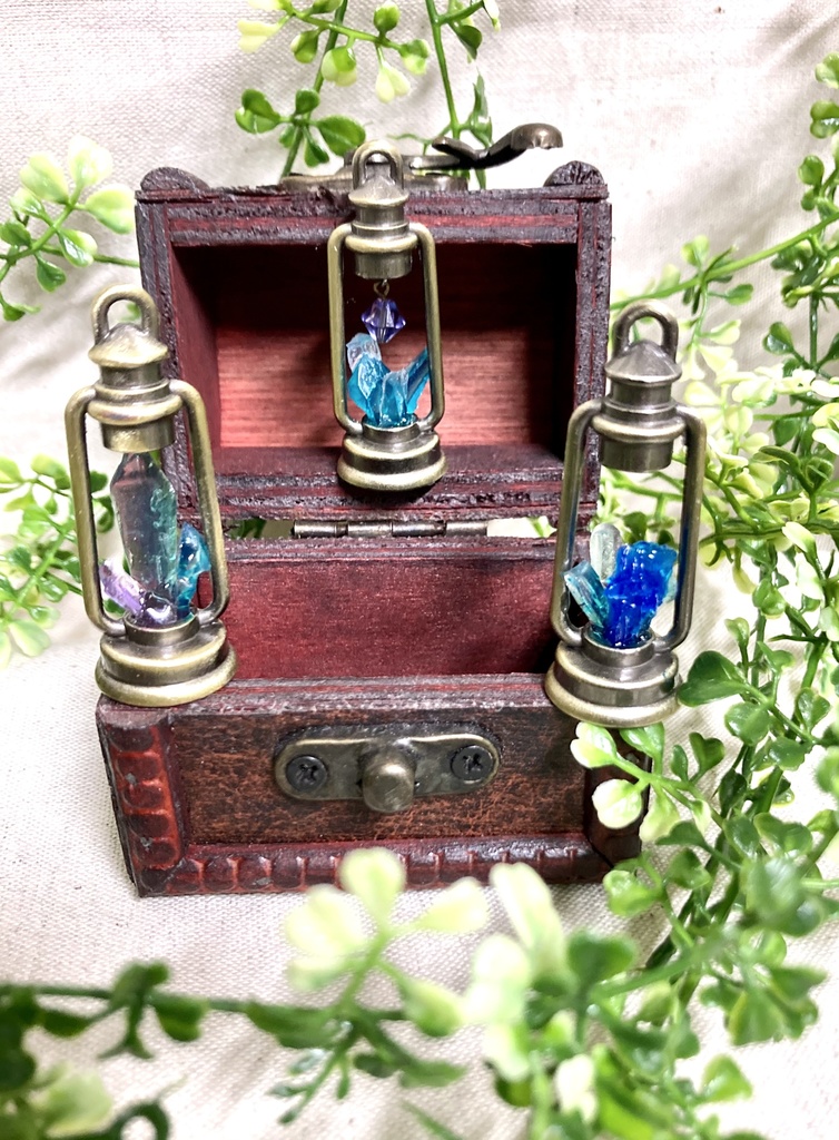 鉱石洋燈(薄緑)