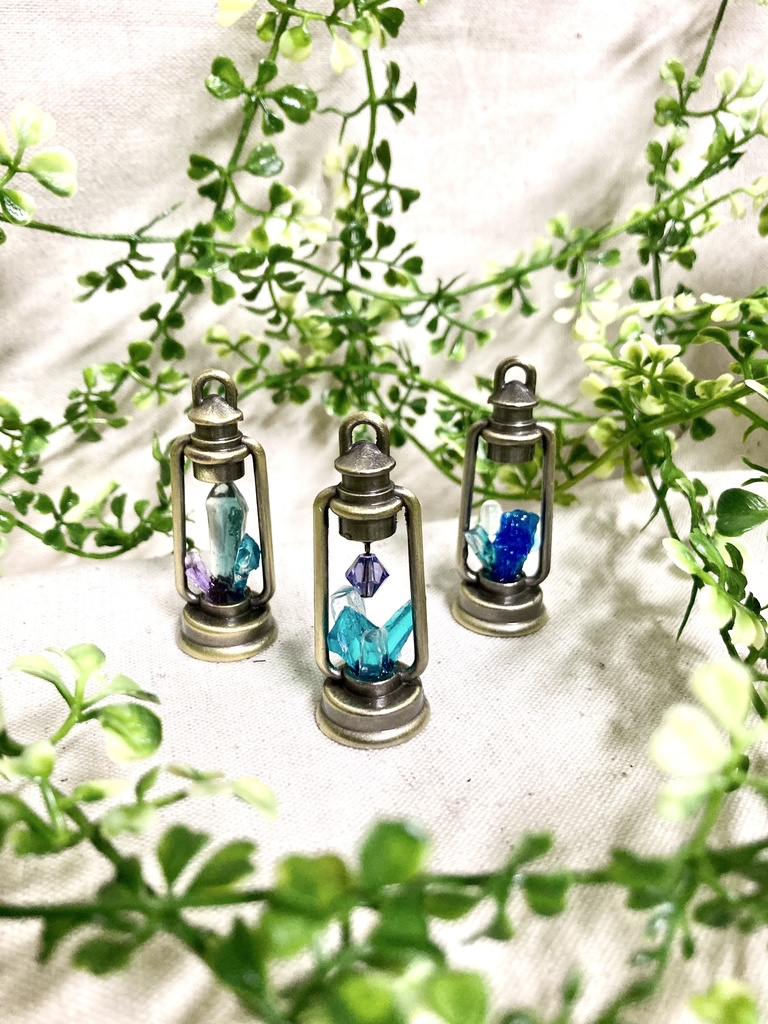 鉱石洋燈(蒼碧)